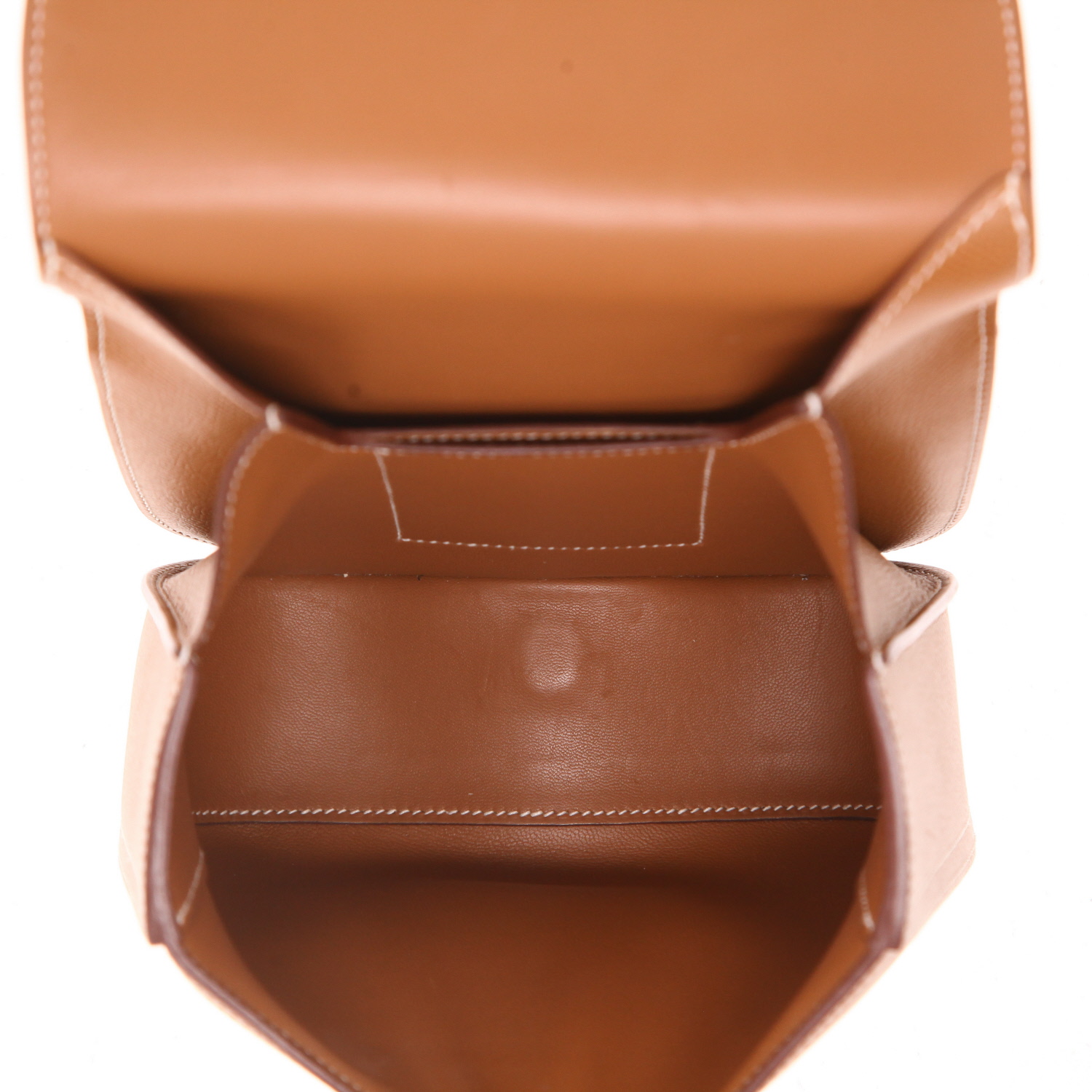 Borsa a tracolla Hermès  Della Cavalleria in pelle Epsom gold - Detail D3