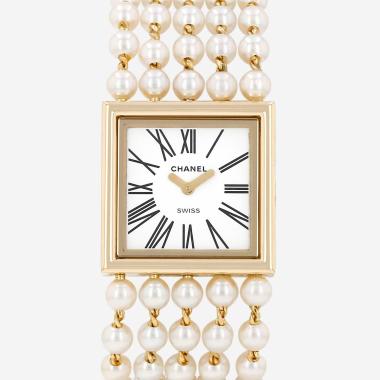 Montre Chanel Mademoiselle en or jaune Vers 1990