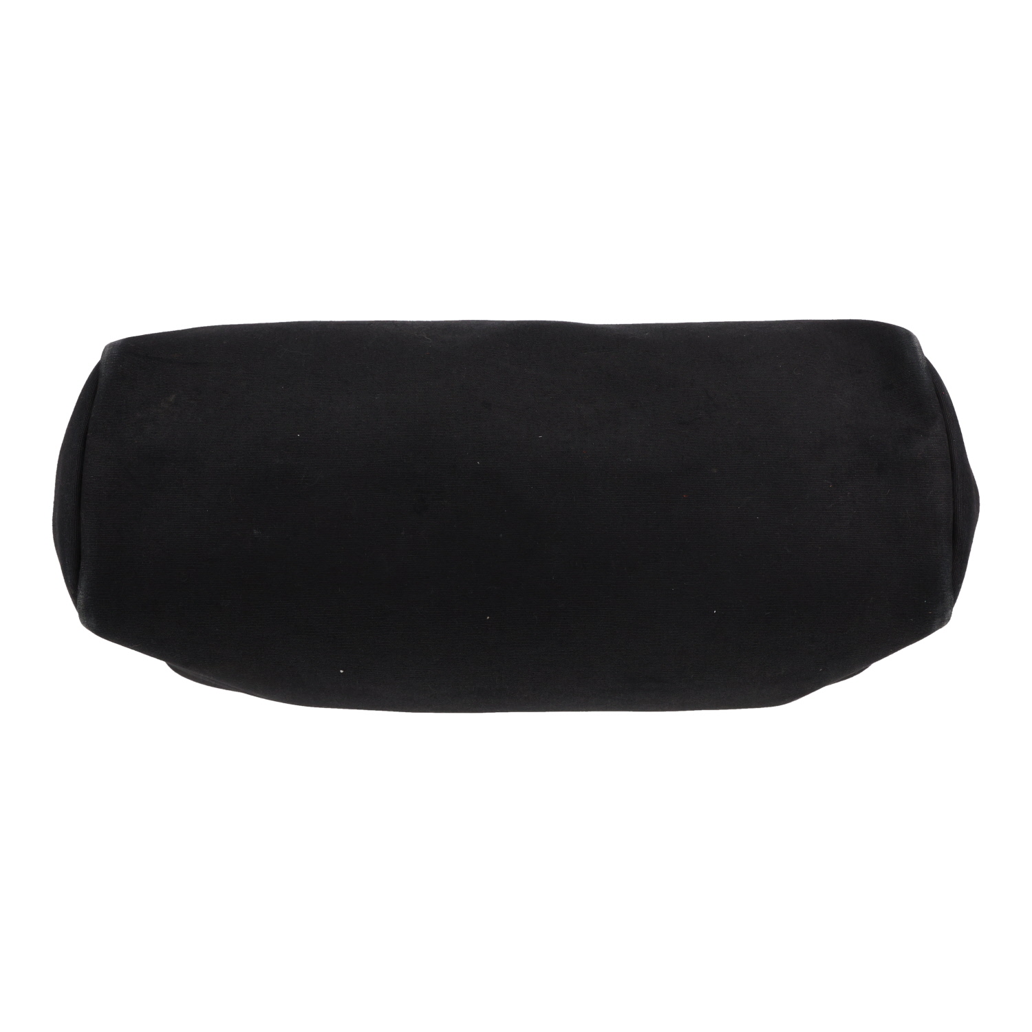 Sac porté épaule ou main Hermès  Herbag en toile noire et cuir noir - Detail D1
