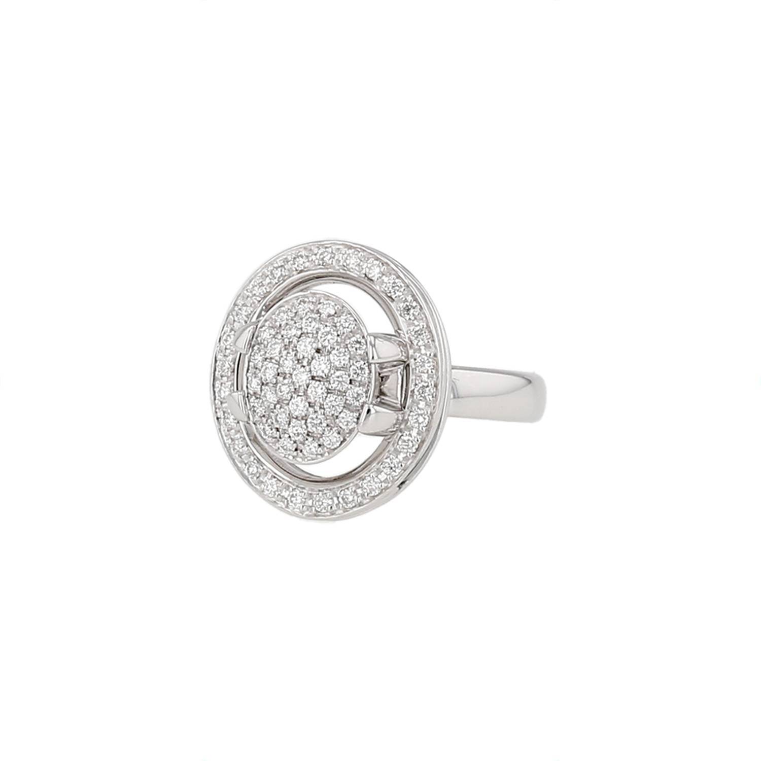 Bague Poiray Ma Préférence or blanc diamants occasion Bague Poiray Ma Préférence or blanc diamants occasion
