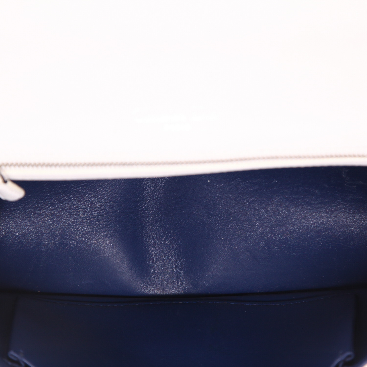 Bolso bandolera Dior  Diorama en cuero blanco - Detail D3