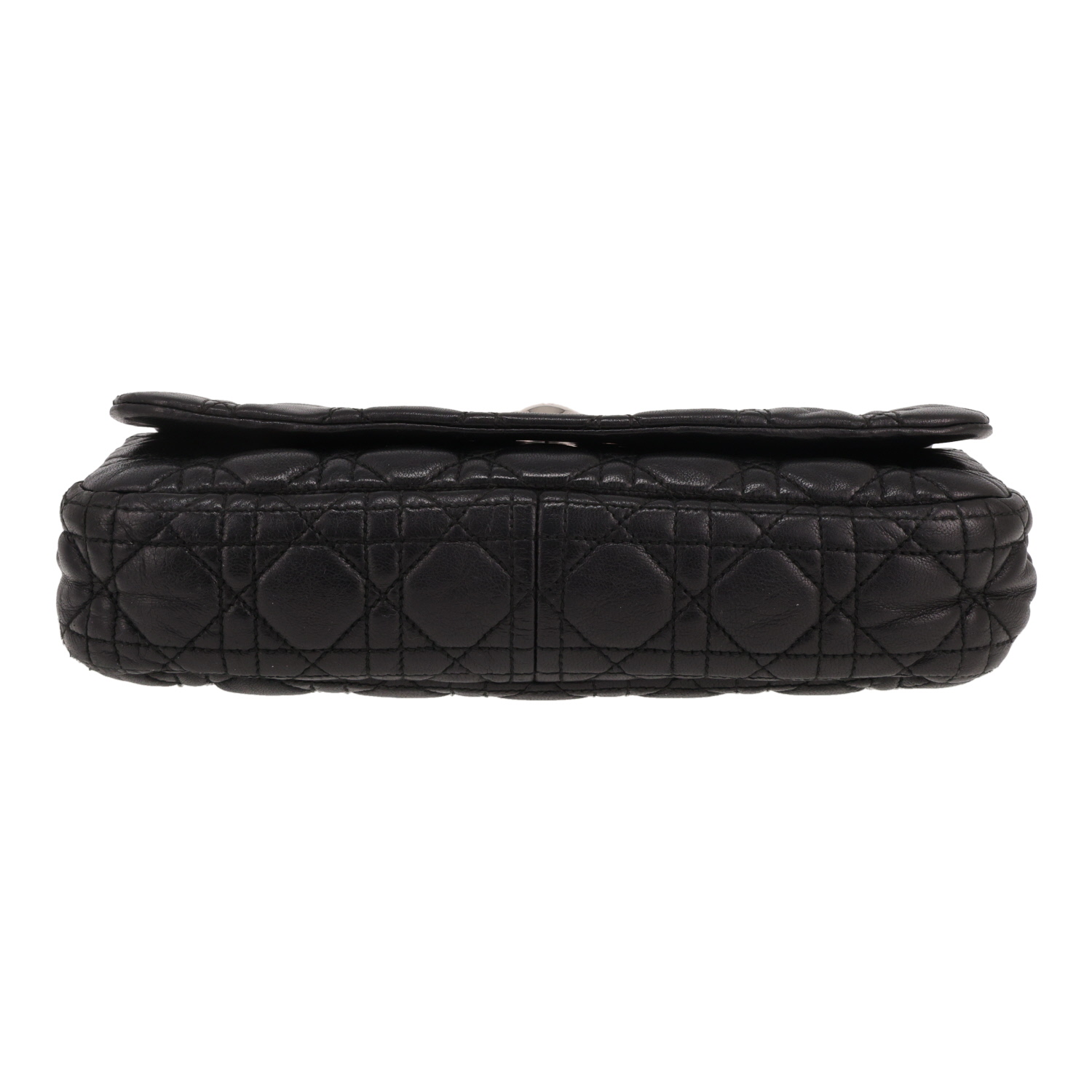 Dior  Rendez-vous handbag  in black leather cannage - Detail D1