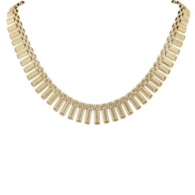 Vintage   1960's necklace in yellow gold