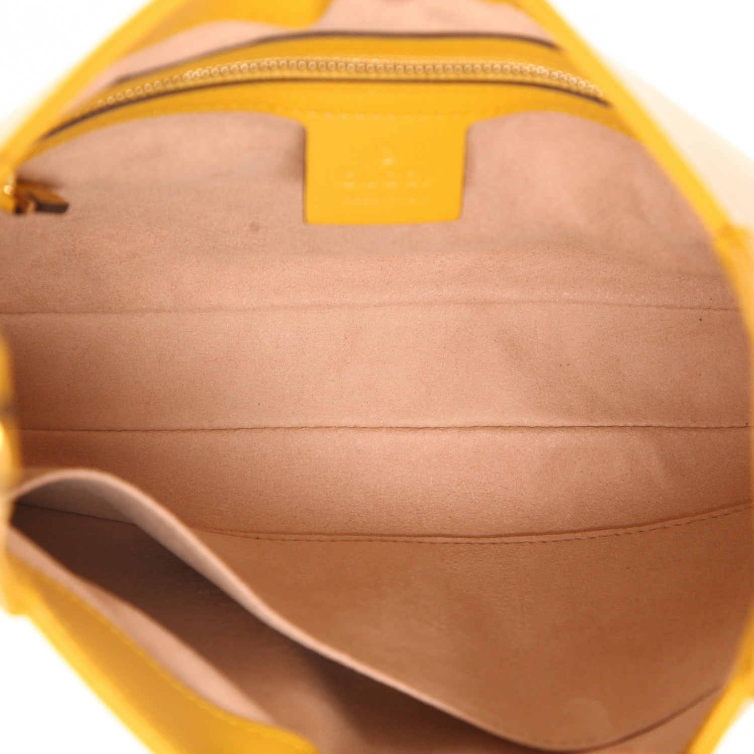Gucci  Jackie shoulder bag  in yellow leather - Detail D3