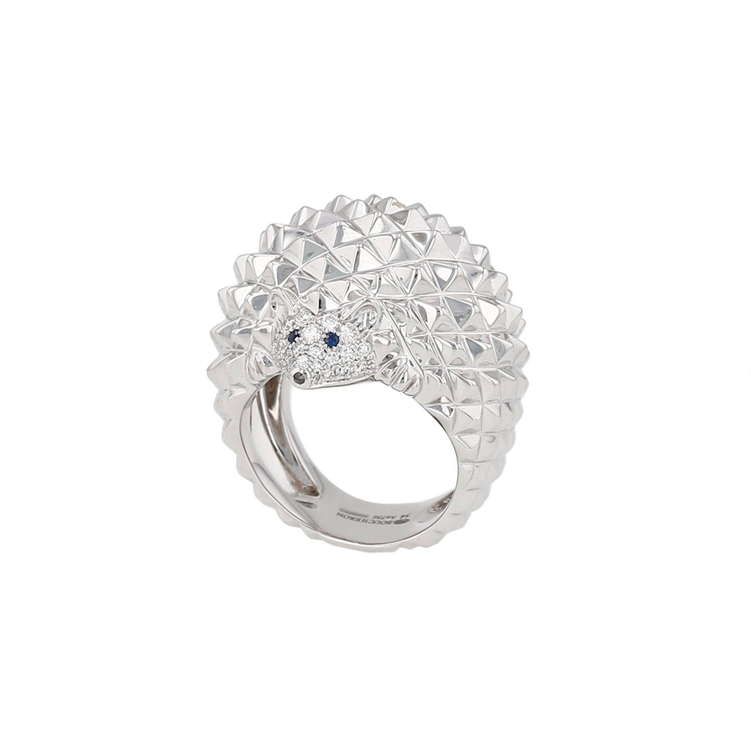 Bague Boucheron Hans le Hérisson Or Blanc Occasion Bague Boucheron Hans le Hérisson Or Blanc Occasion