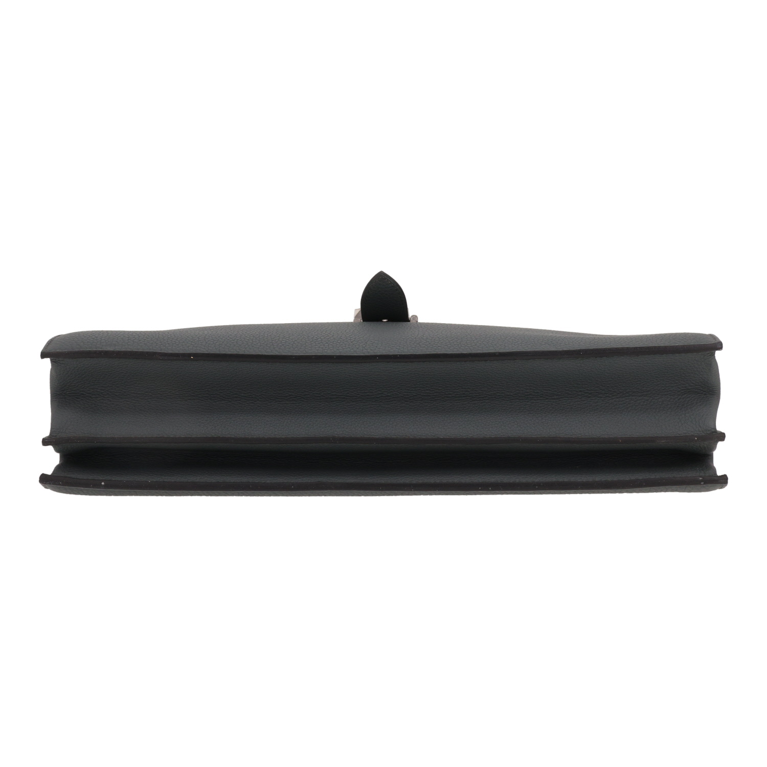 Hermès  Sac à dépêches briefcase  in grey togo leather - Detail D1