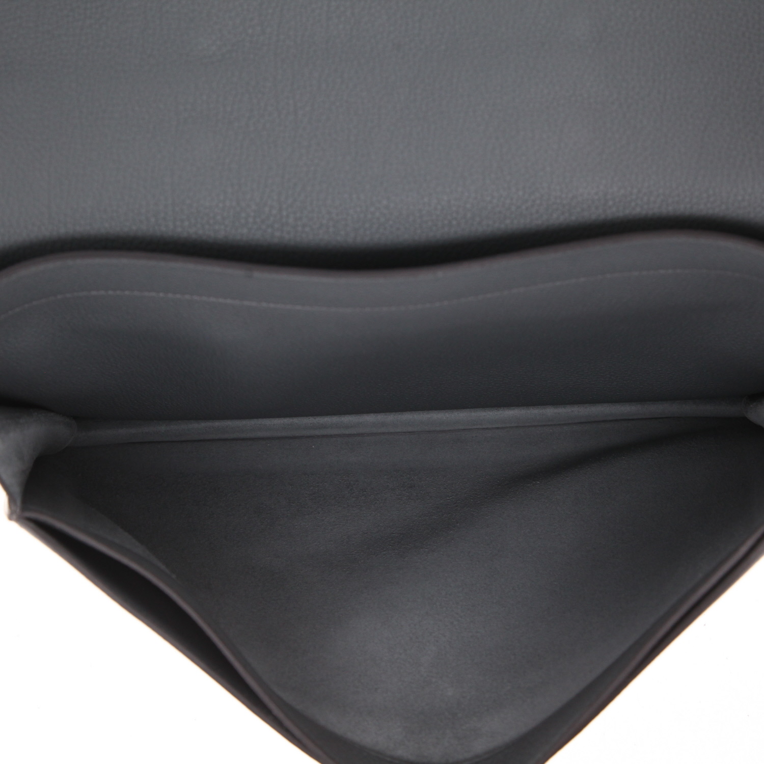 Hermès  Sac à dépêches briefcase  in grey togo leather - Detail D3