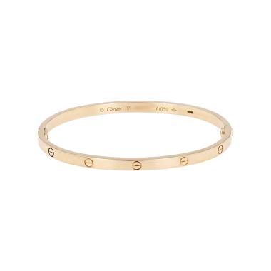 Bracciale Cartier Love modello piccolo in oro giallo