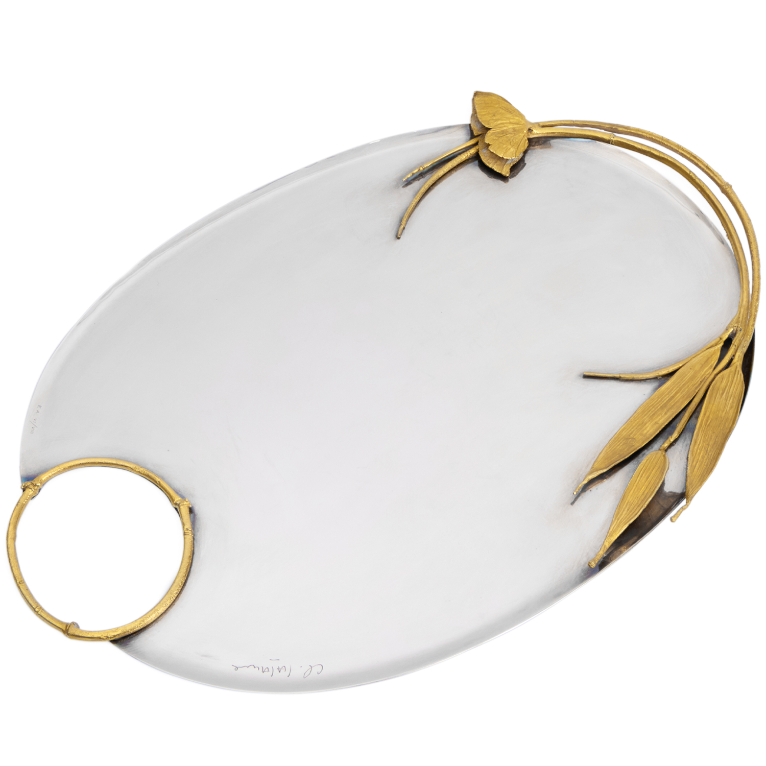 'Aux bambous' tray - circa 1980 - Artcurial edition - Detail D1