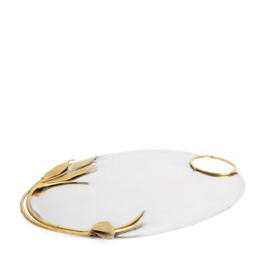 Plateau 'Aux bambous' - le modèle créé vers 1980 - Edition Artcurial