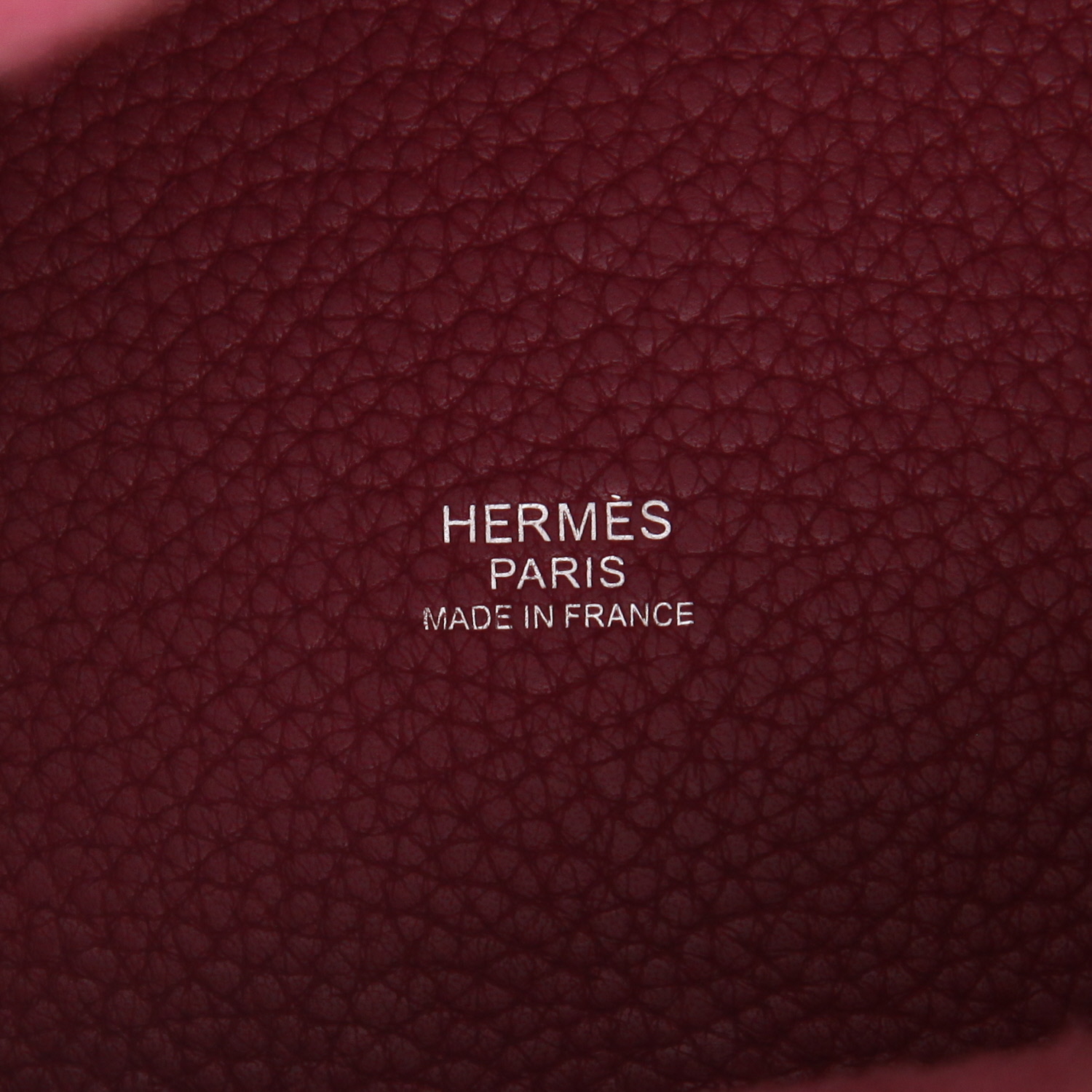 Bolso de mano Hermès Picotin de 18 cm, de piel de novillo «Clémence» rosa Tosca - Detail D2