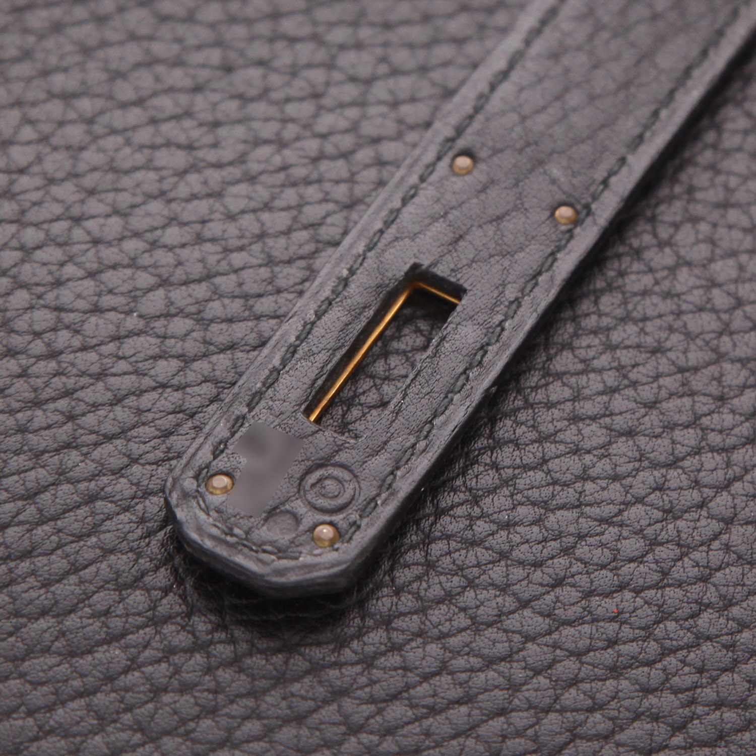 Sac à main Hermès  Kelly 32 cm en cuir Ardenne noir - Detail D4