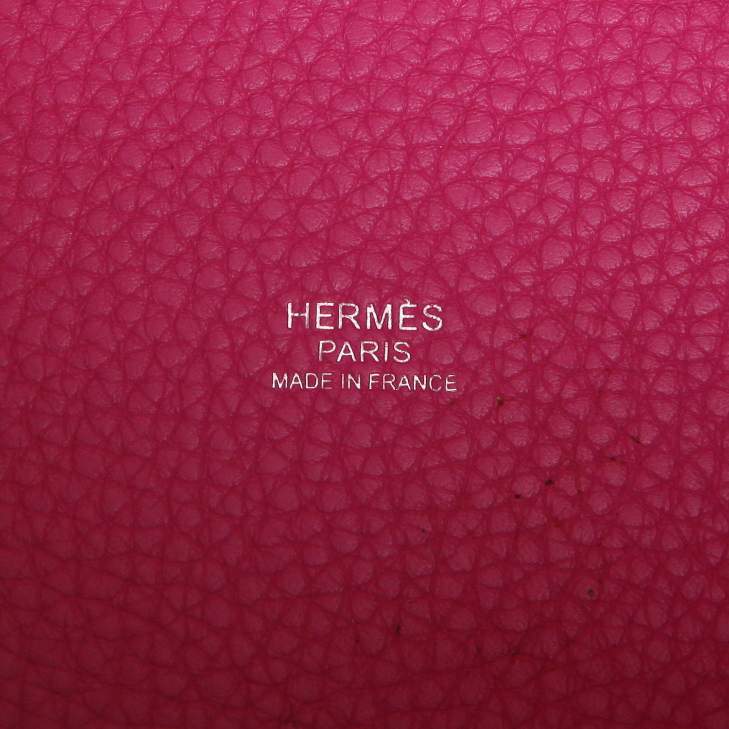 Bolso de mano Hermès  Picotin 18 cm en cuero taurillon clémence rosa - Detail D2