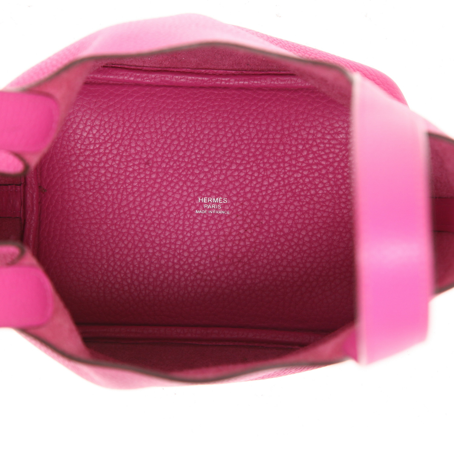 Borsa Hermès  Picotin 18 cm in pelle taurillon clemence rosa - Detail D3