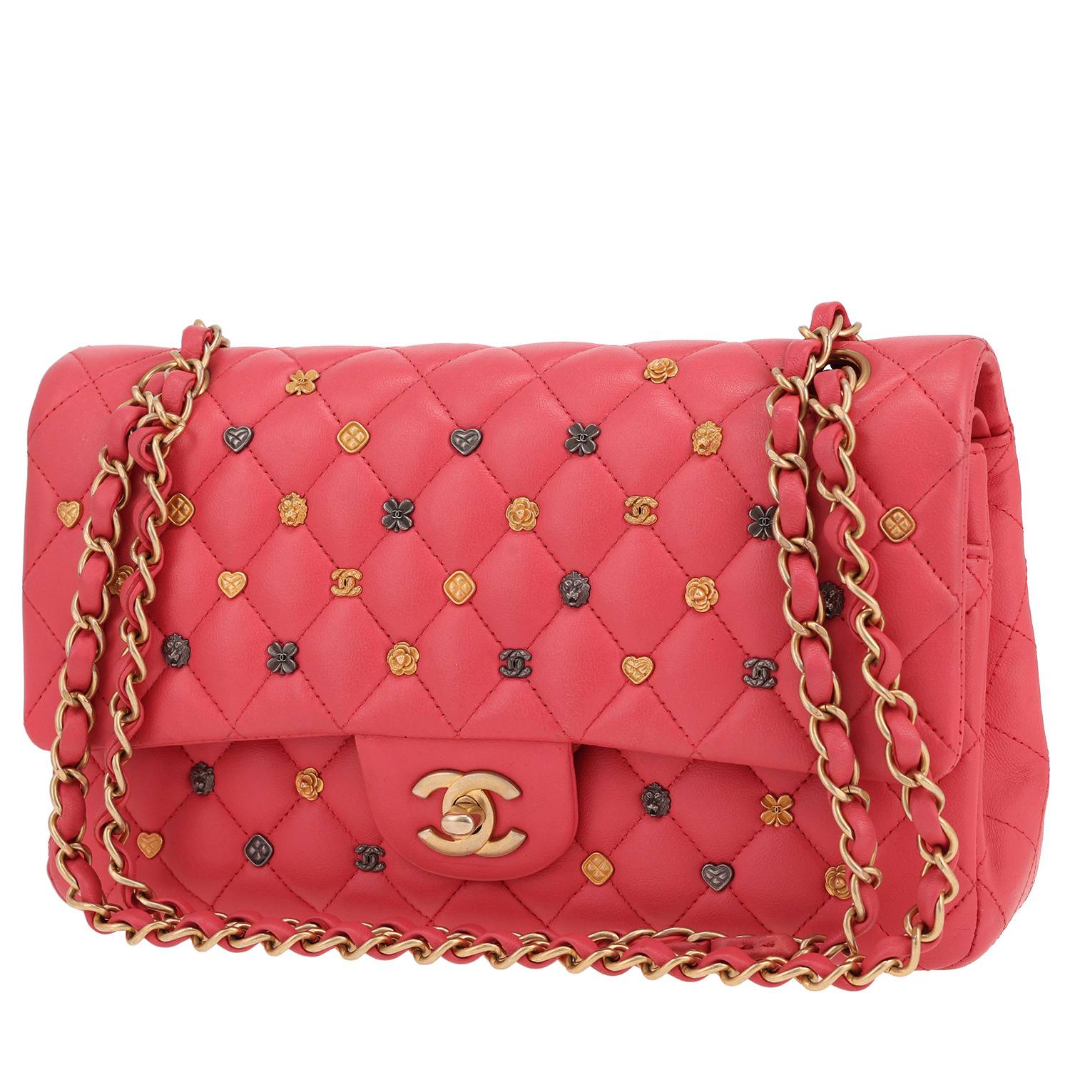 Sac Chanel Timeless Classic Matelassé Rose 2019 Occasion Sac Chanel Timeless Classic Matelassé Rose 2019 Occasion