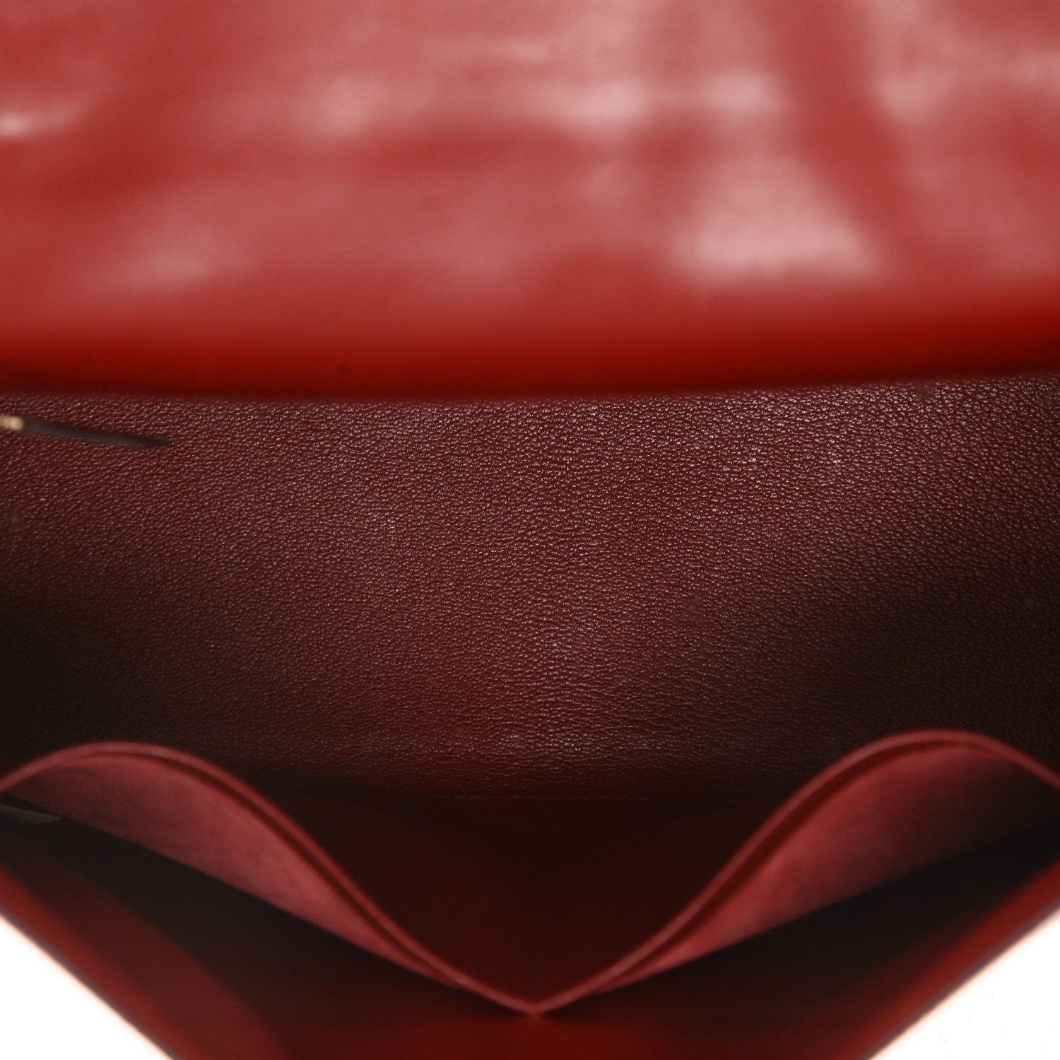 Borsa Hermès  Kelly 32 cm in pelle box rosso Vif - Detail D3