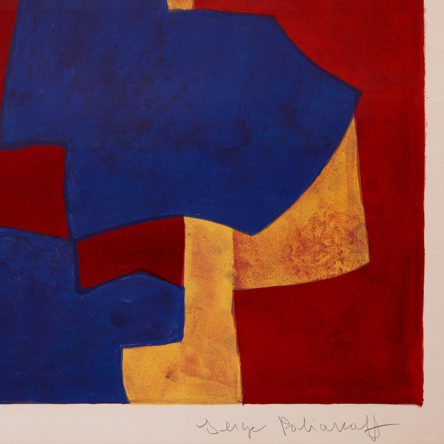 Composition jaune, bleue et rouge - 1969 - Detail D3