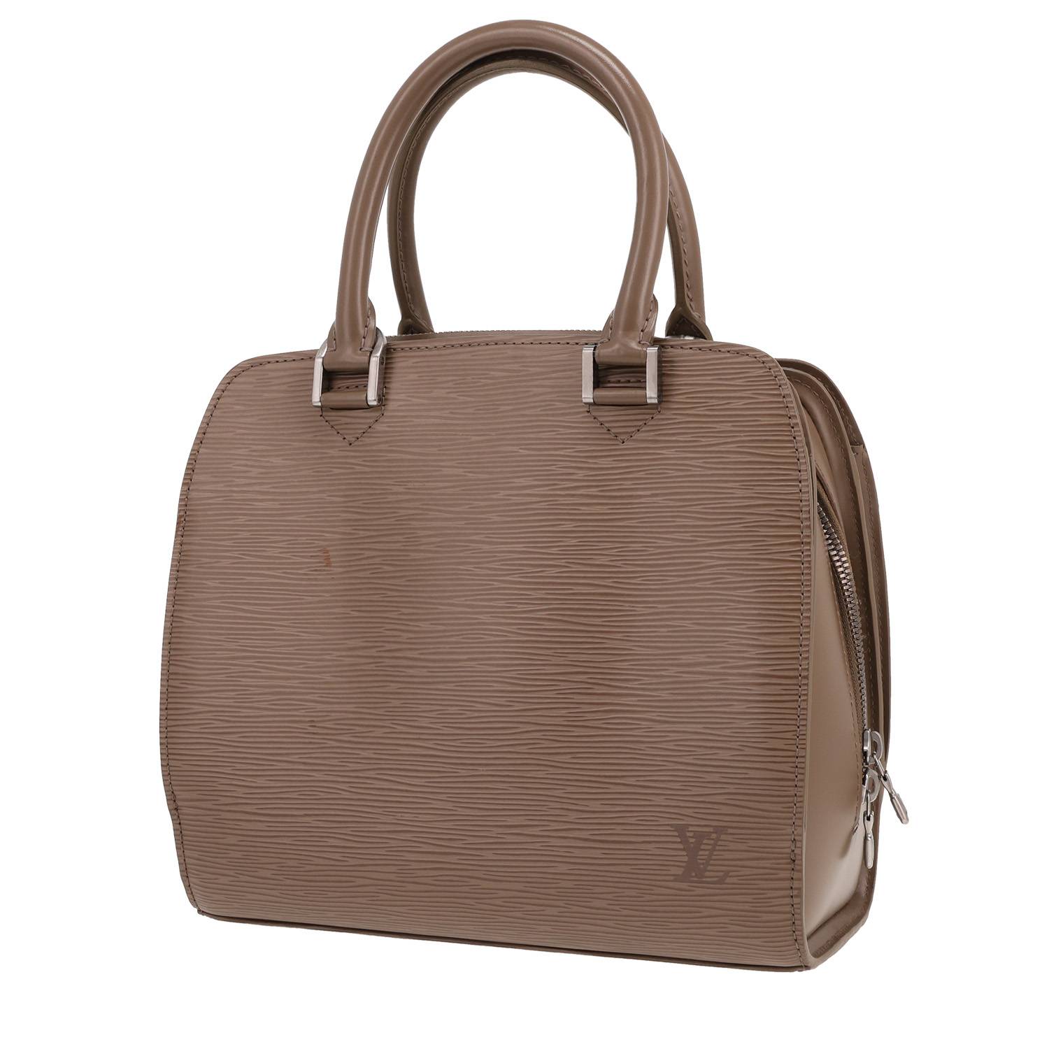Sac Louis Vuitton Pont Neuf cuir épi taupe occasion