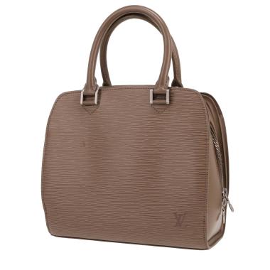 Borsa Louis Vuitton  Pont Neuf in pelle Epi color talpa