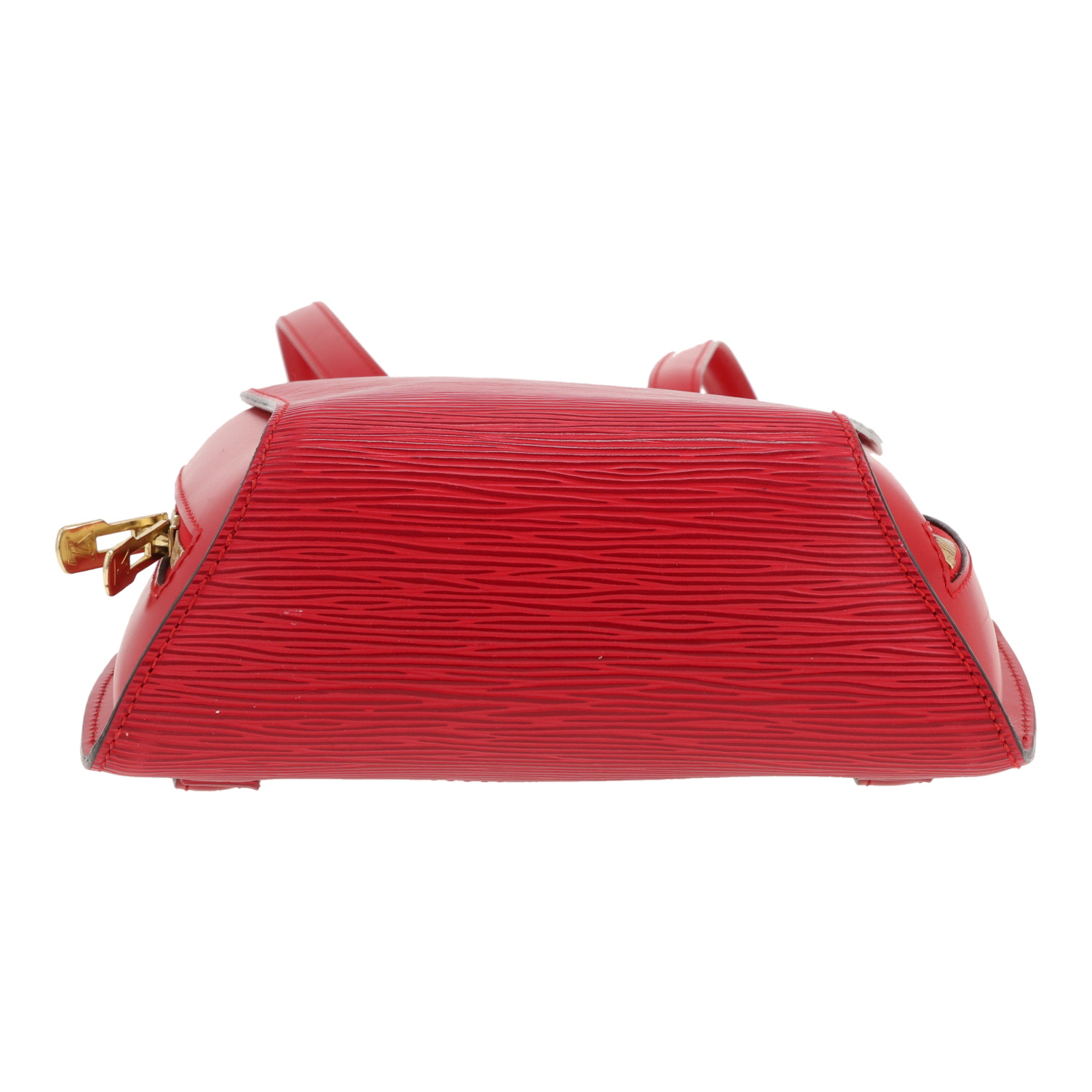 Sac à dos Louis Vuitton  Mabillon en cuir épi rouge - Detail D1