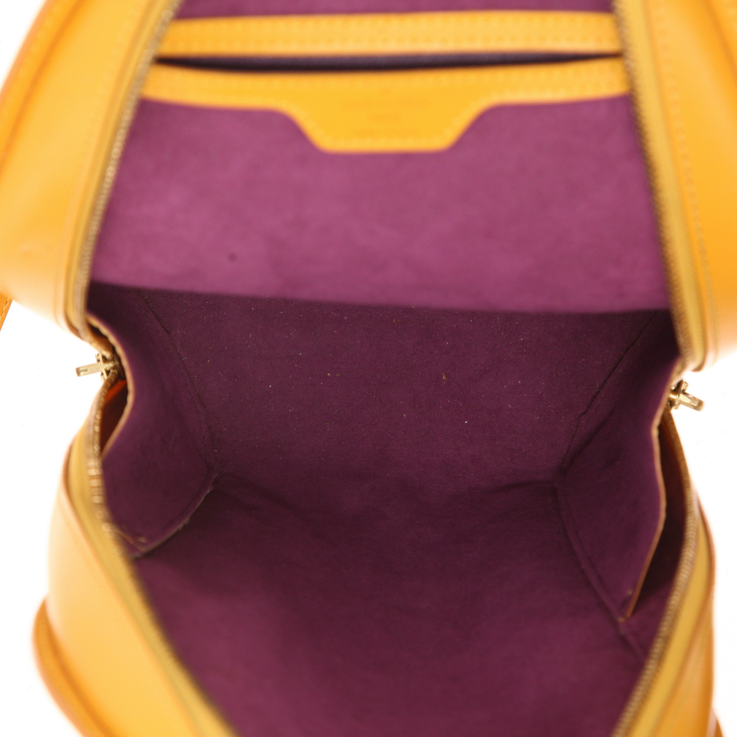 Sac à dos Louis Vuitton  Mabillon en cuir épi jaune - Detail D3