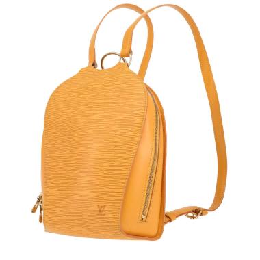 Louis Vuitton  Mabillon backpack  in yellow epi leather