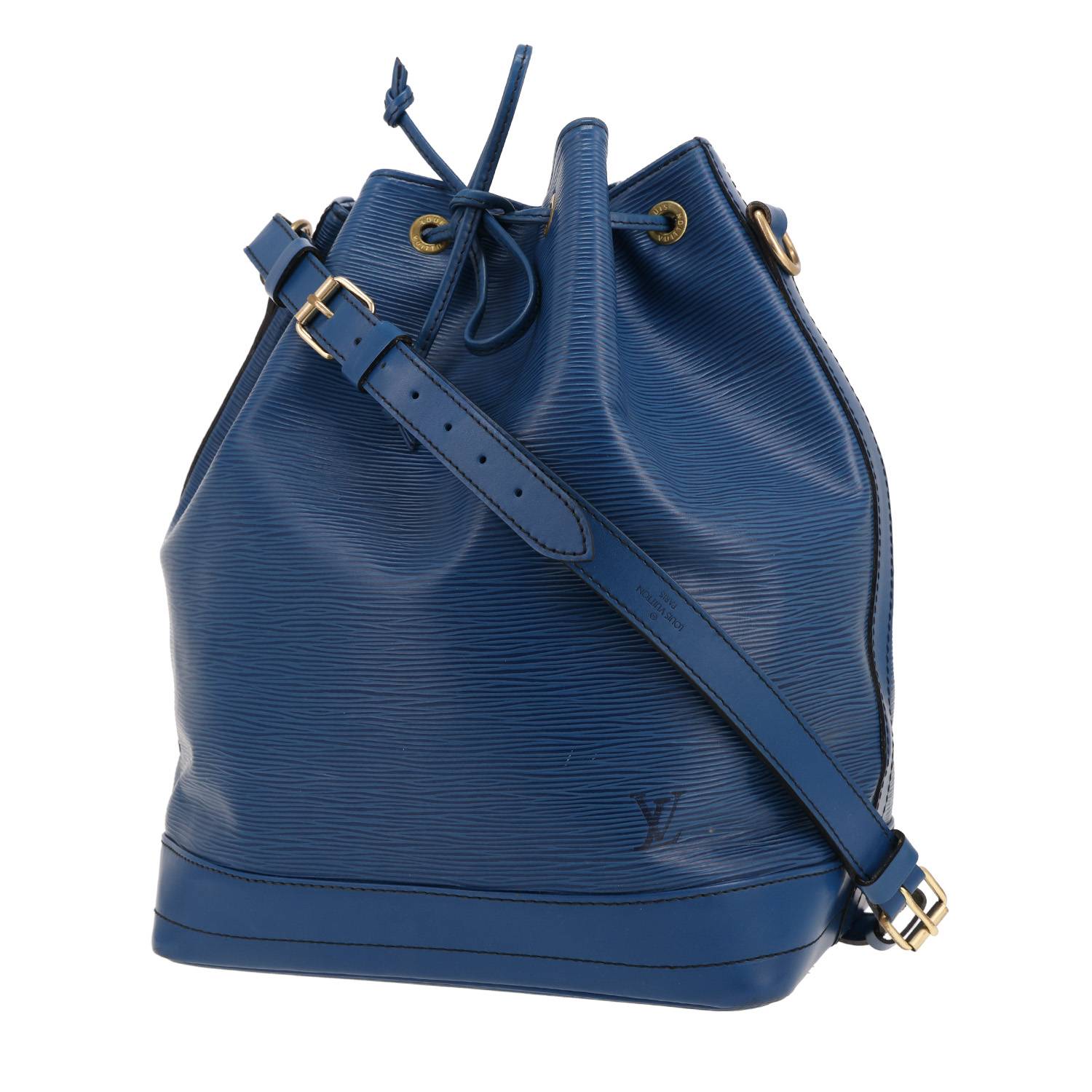 Louis Vuitton Grand Noé Cuir Épi Bleu 1992 Occasion