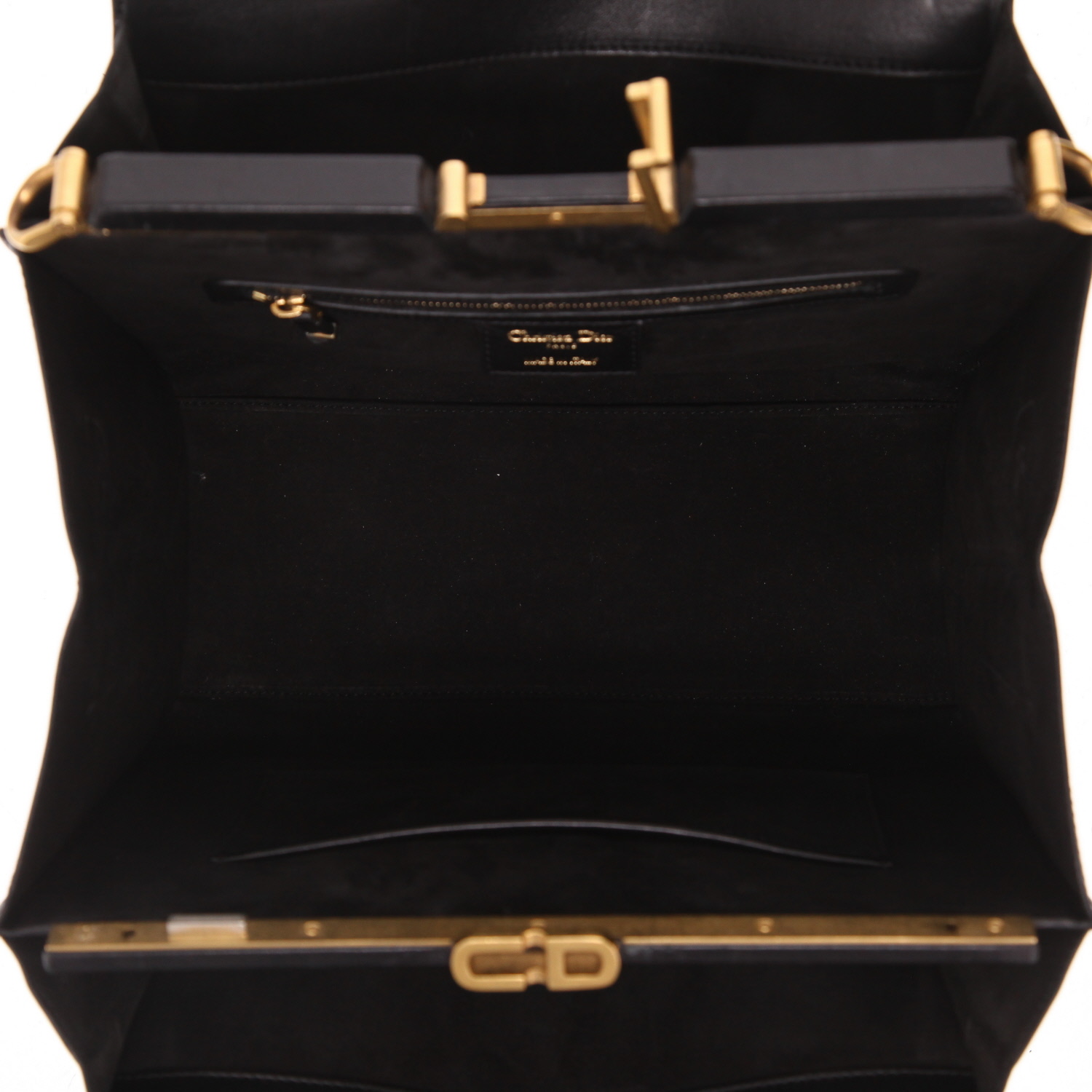 Dior  Dior21st Tote handbag  in black leather - Detail D3