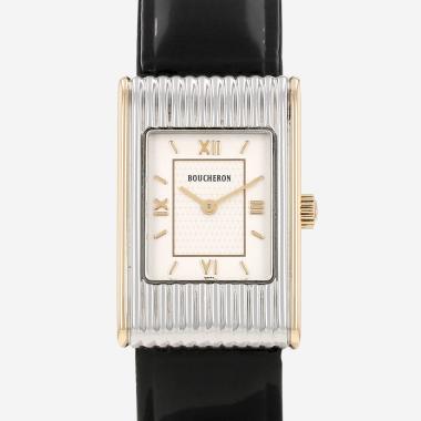 Montre Boucheron Reflet en or et acier Vers 2000