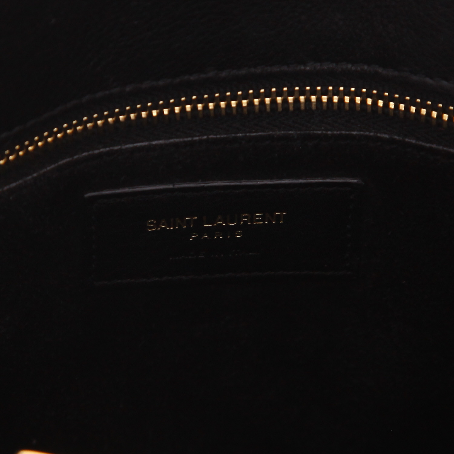 Saint Laurent  Sac de jour handbag  in black leather - Detail D2