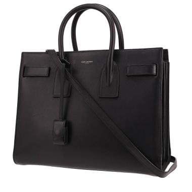 Saint Laurent  Sac de jour handbag  in black leather