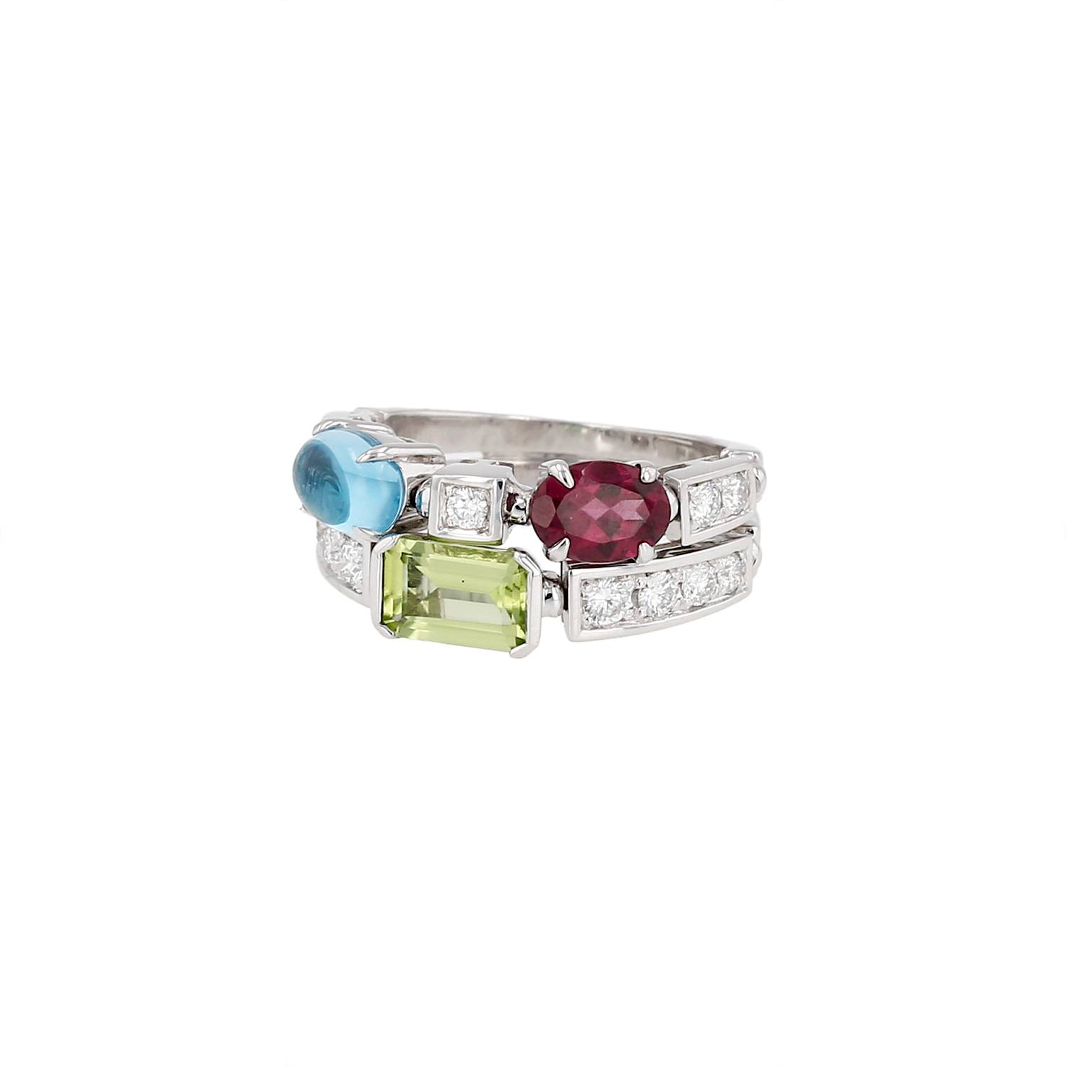 Bague Bulgari Allegra or blanc diamants occasion