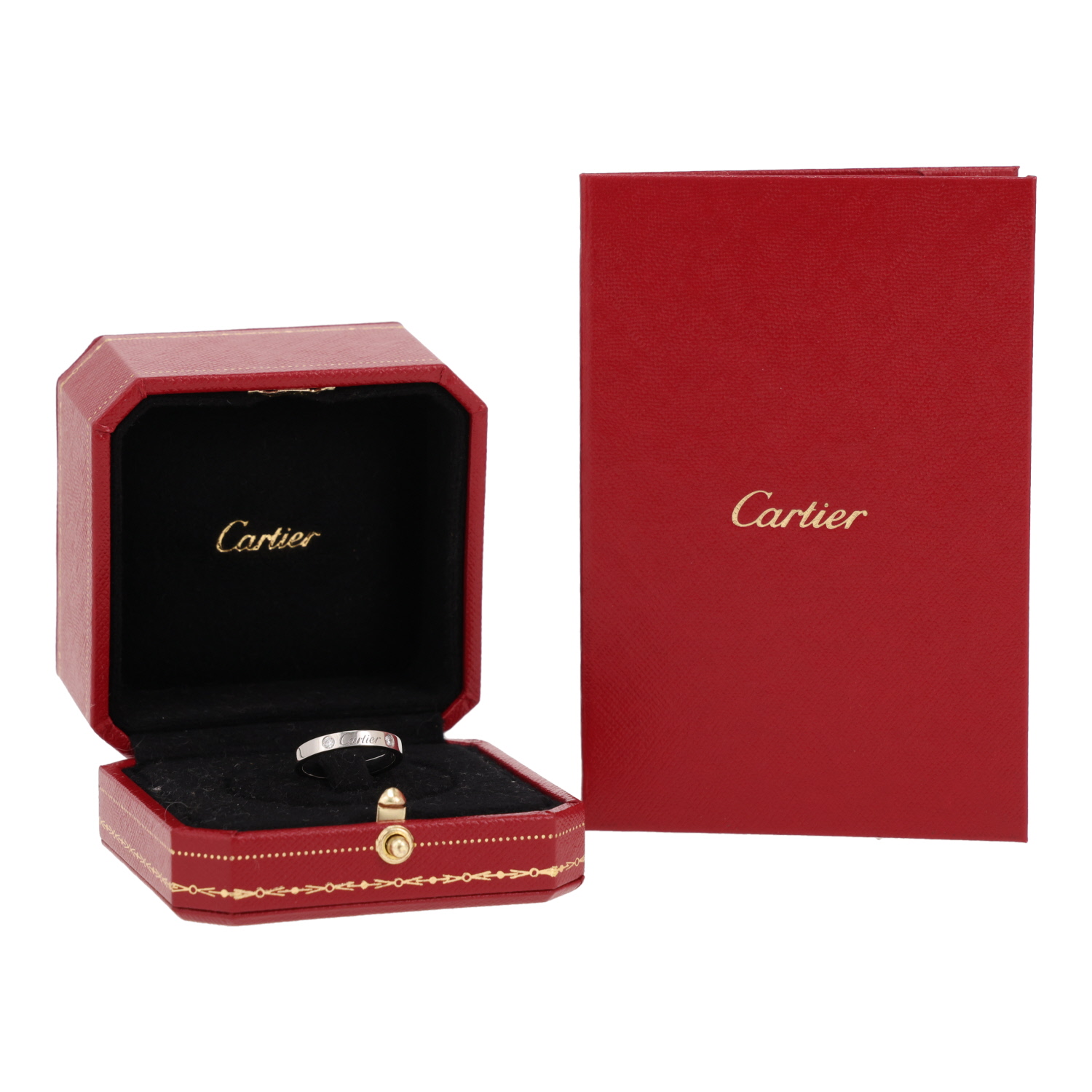 Cartier C de Cartier ring in platinium and diamonds - Detail D2