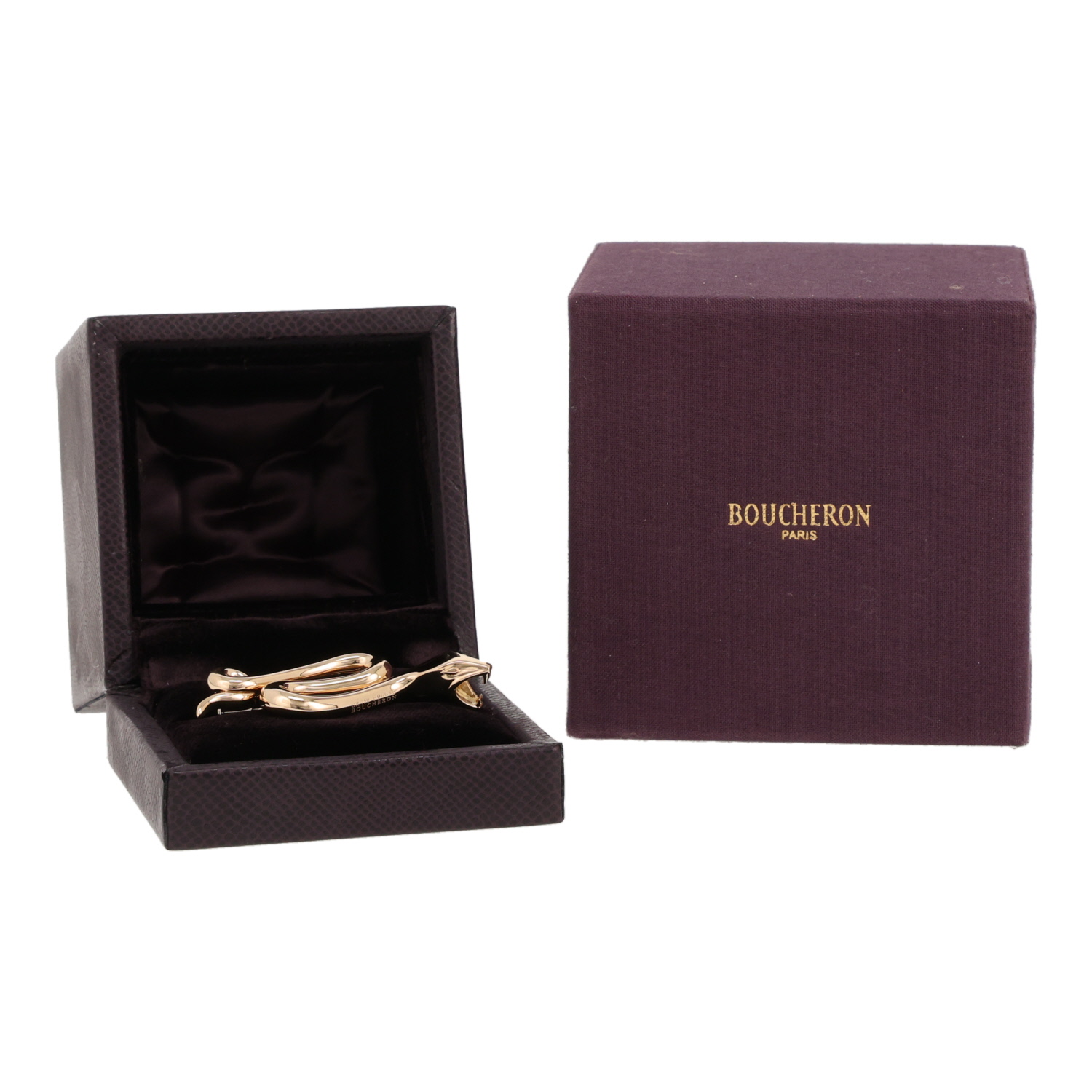 Broche Boucheron Trouble de oro amarillo - Detail D2