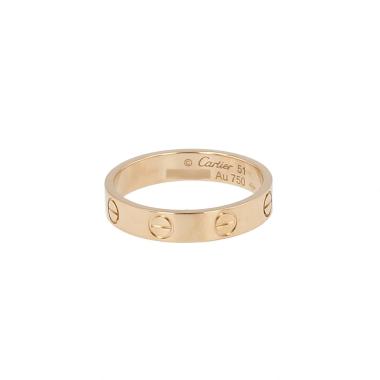 Cartier Love small model ring in yellow gold