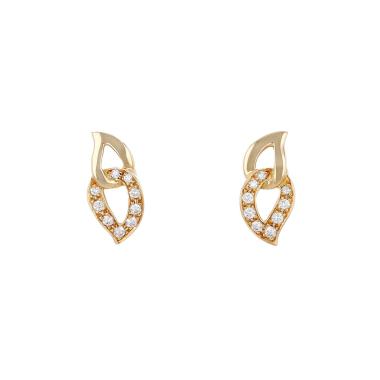 Orecchini Piaget in oro giallo e diamanti