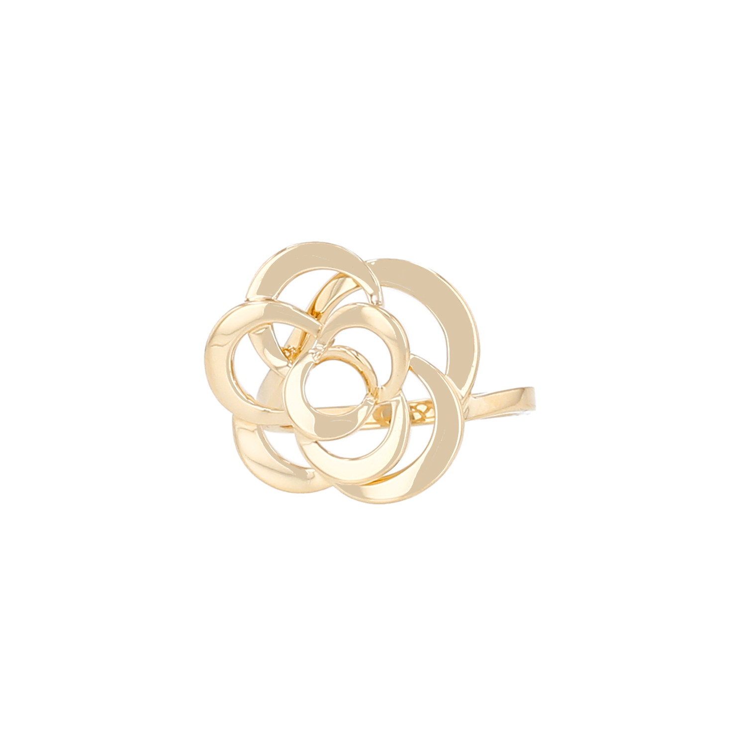 Bague Chanel Camélia Fil or jaune occasion Bague Chanel Camélia Fil or jaune occasion