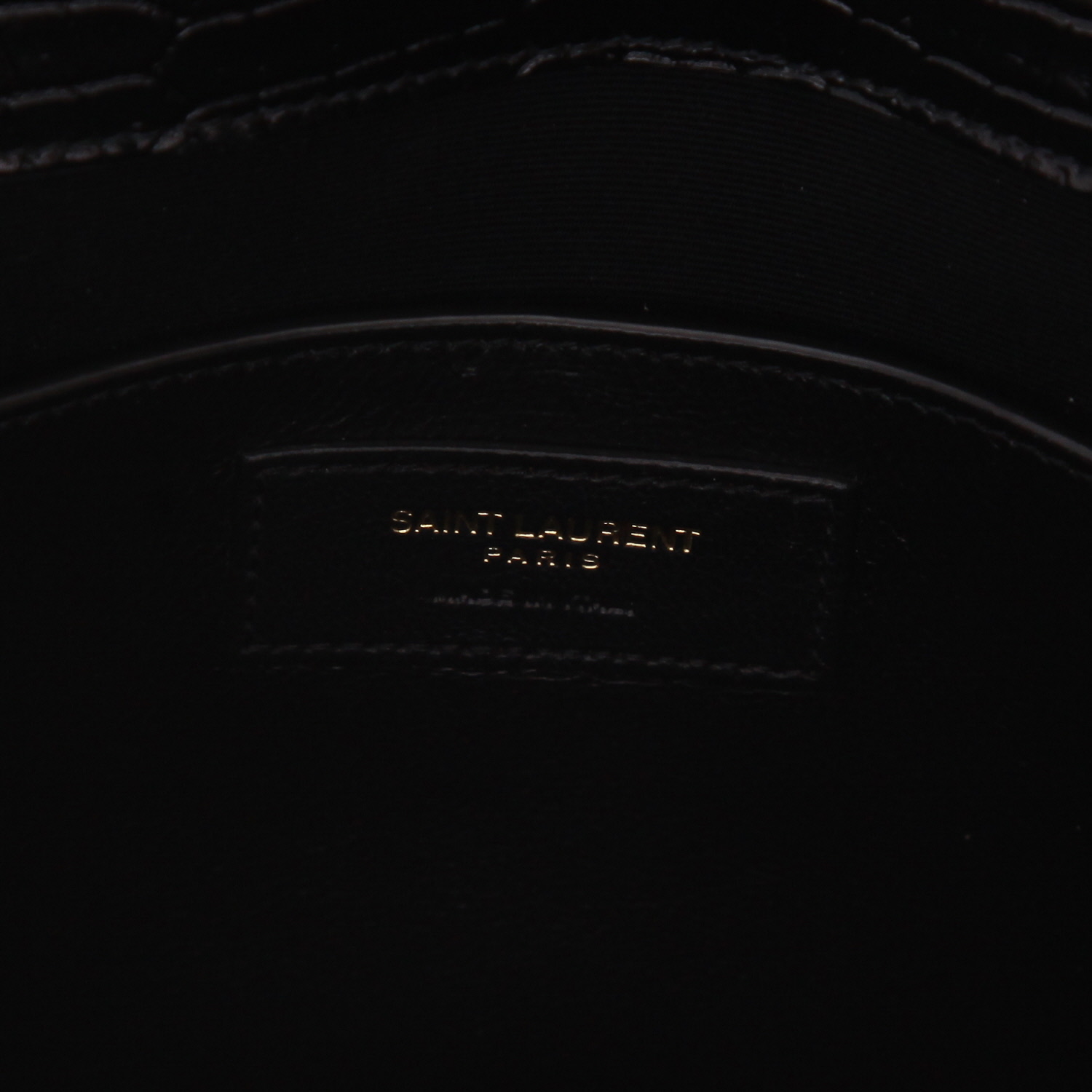 Bolso de mano Saint Laurent  Manhattan en cuero negro - Detail D2