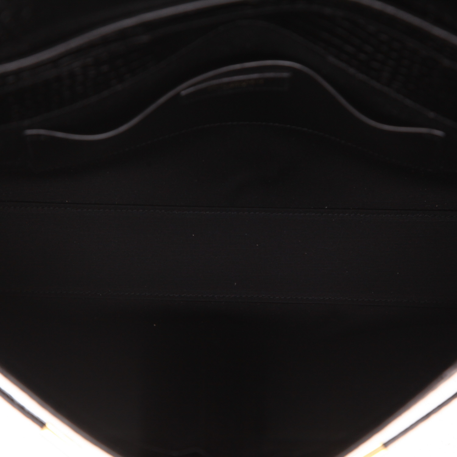 Saint Laurent  Manhattan handbag  in black leather - Detail D3