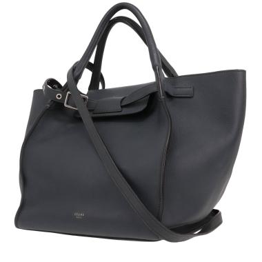 Borsa Celine  Big Bag in pelle grigia
