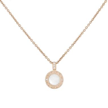 Collar Bulgari Bulgari Bulgari de oro rosa, nácar, ónix y diamantes