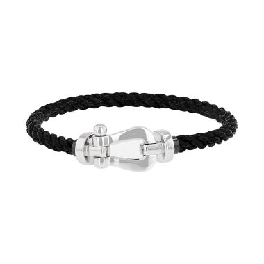 Bracelet Fred Force 10 grand modèle en or blanc