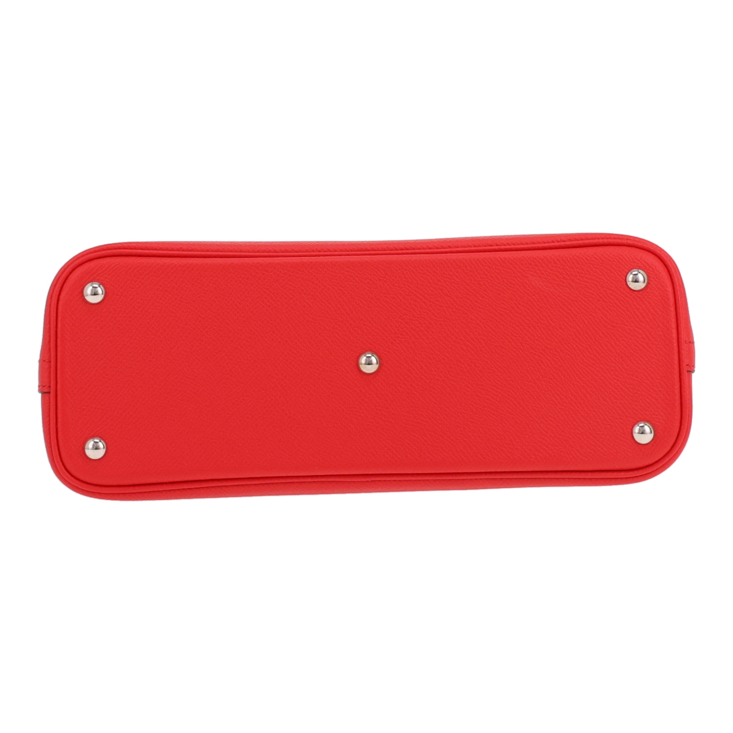 Hermès  Bolide 25 cm handbag  in red epsom leather - Detail D1
