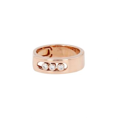 Bague Messika Move Noa en or rose et diamants