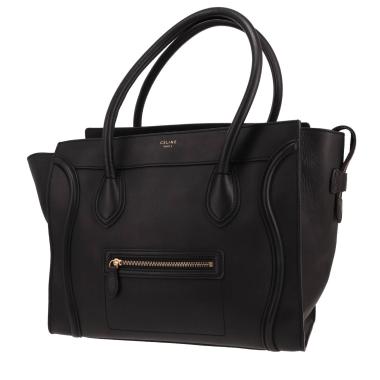 Bolso de mano Celine  Luggage en cuero negro