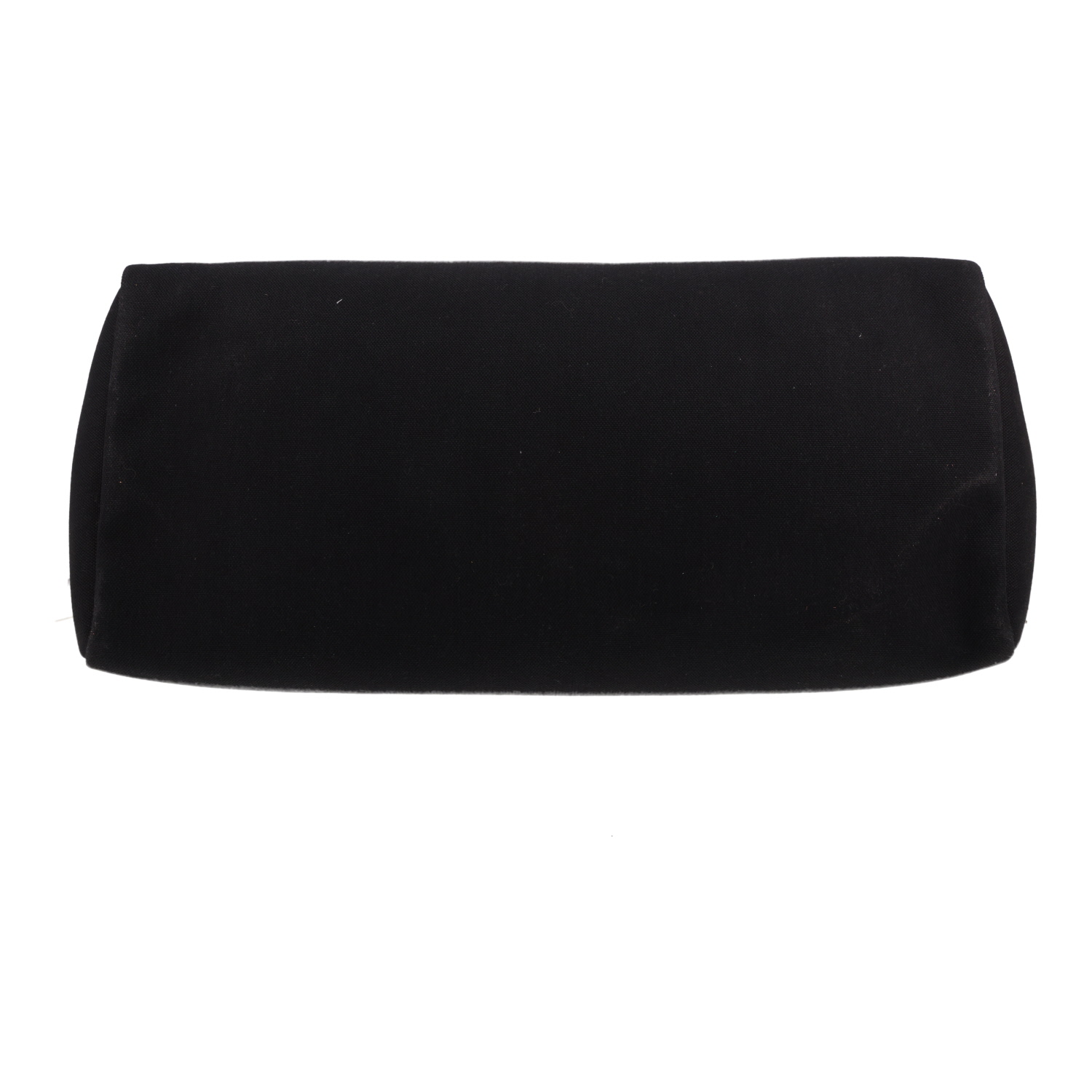 Bolsa de viaje Hermès  Herbag en lona negra y cuero negro - Detail D1