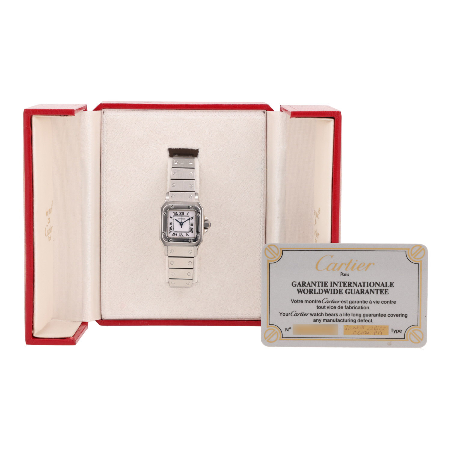 Cartier Santos  small model  in stainless steel Ref: Cartier - 0901  Circa 1981