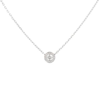Boucheron Ava necklace in white gold and diamonds