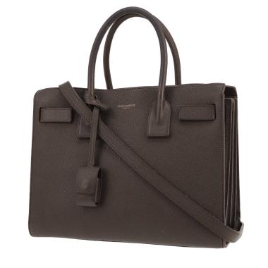 Sac à main Saint Laurent  Sac de jour Baby en cuir gris