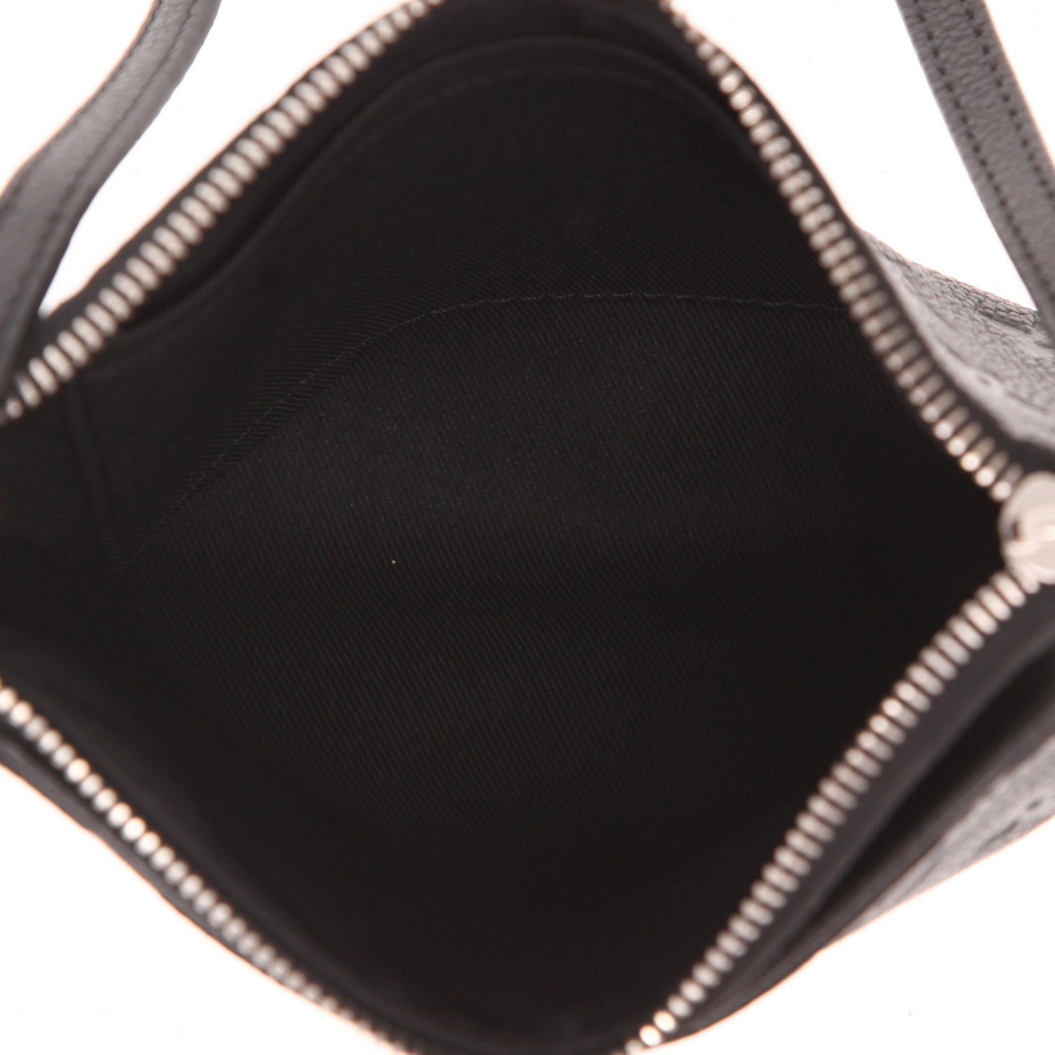 Bolso bandolera Louis Vuitton  Pallas BB en cuero monogram huella negro - Detail D3